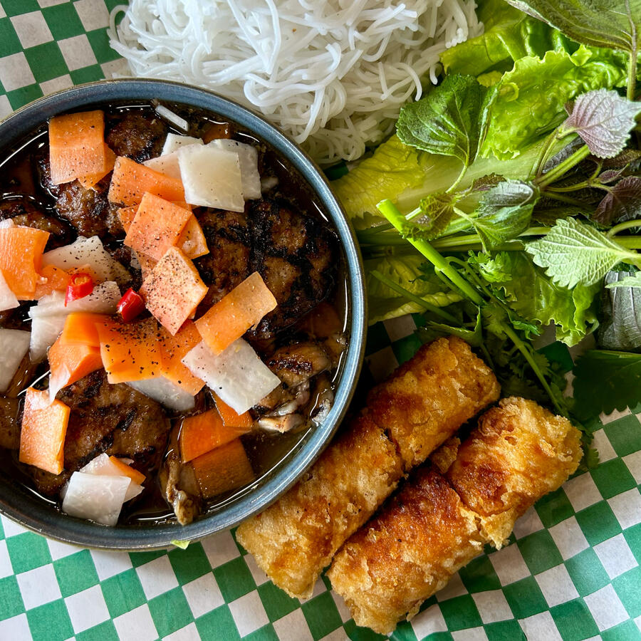 Bun cha Hanoi (aka the dish that Bourdain and Obama famously shared together in Vietnam) • Pho Anh Vu Yorkdale
