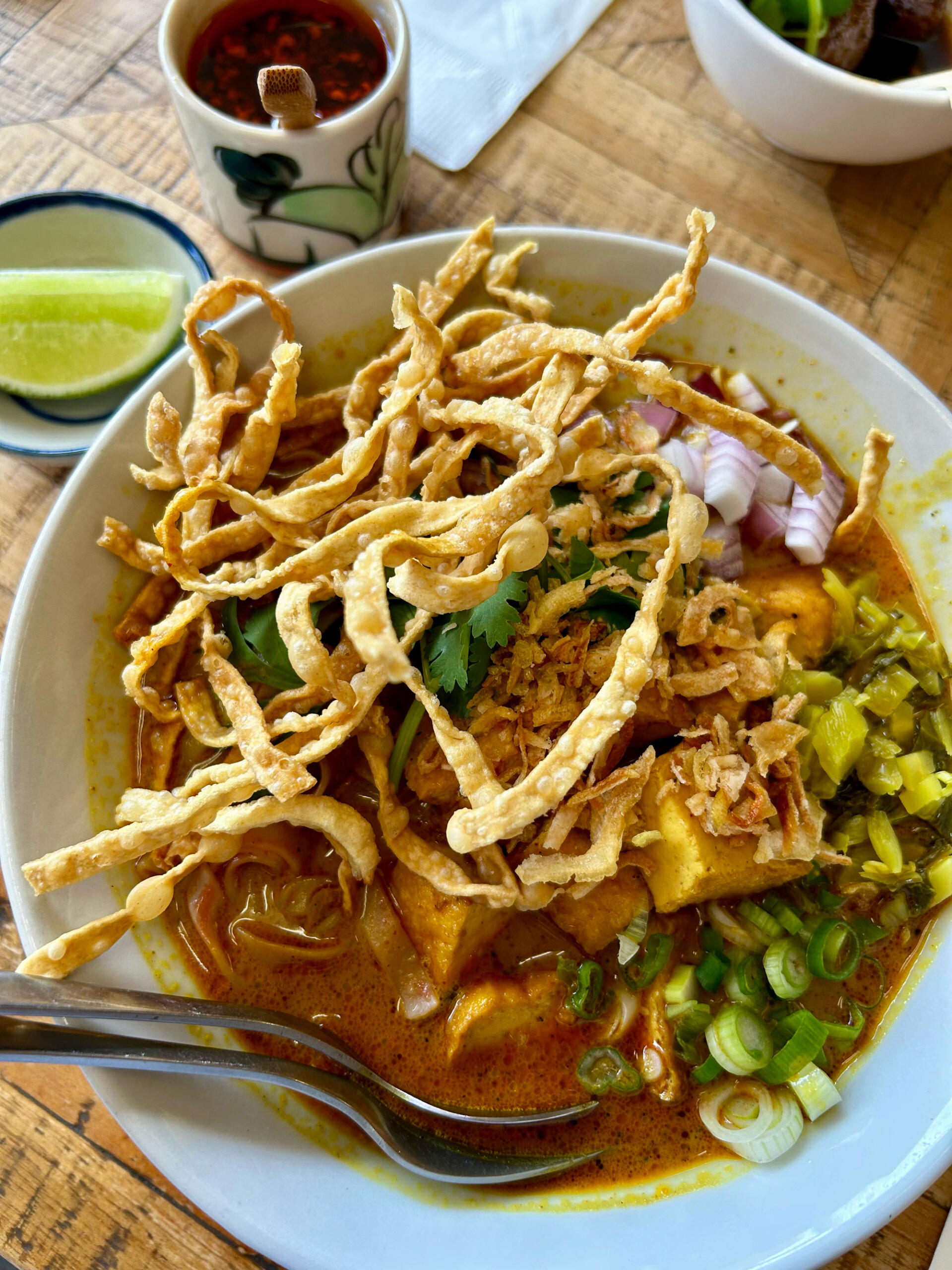 Tofu khao soi • Thai Nyyom